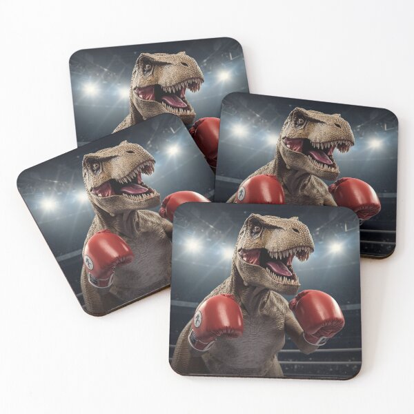 Item preview, T-Rex Champion – Dinosaur Boxing Canvas Art designed and sold by Art-Design-EM.