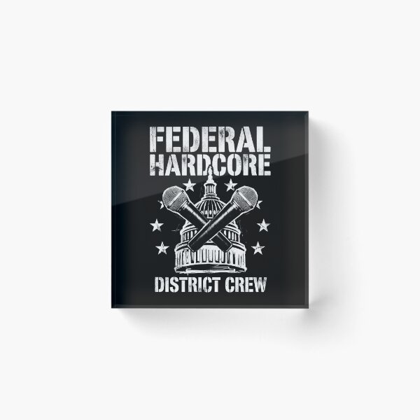 Item preview, Federal Hardcore District Crew Washington DC Music Design designed and sold by Fenay Designs.