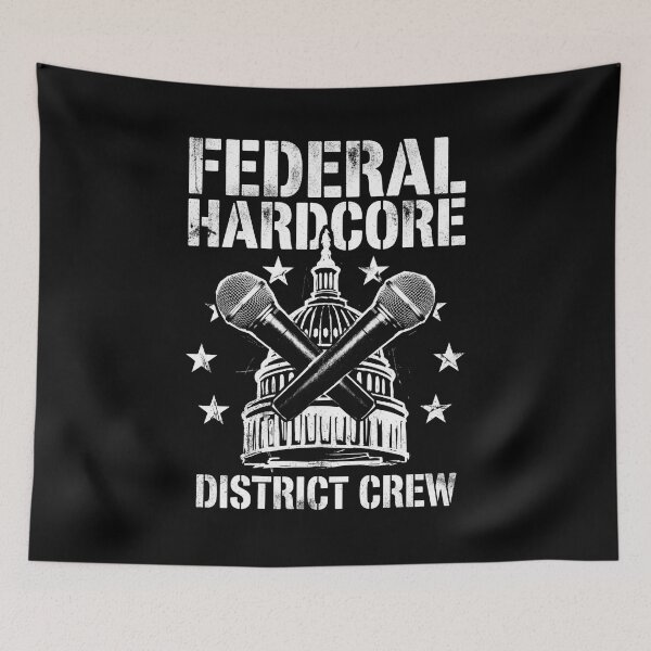 Item preview, Federal Hardcore District Crew Washington DC Music Design designed and sold by Fenay Designs.