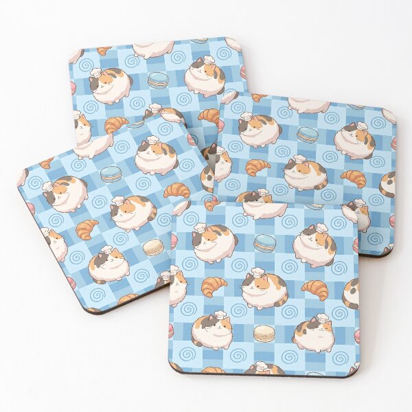 Item preview, Sunny Calico Cat Pastry Chef Pattern designed and sold by LyoniHERA.
