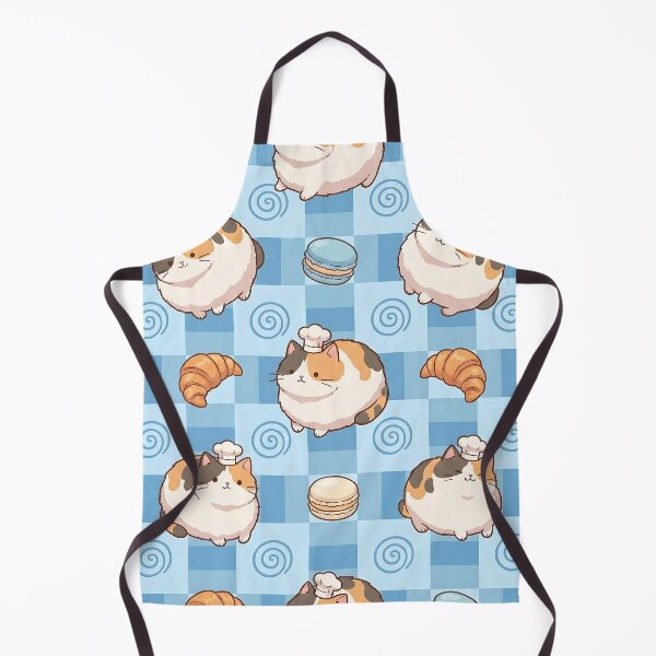 Item preview, Sunny Calico Cat Pastry Chef Pattern designed and sold by LyoniHERA.