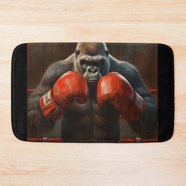 Item preview, Knockout Gorilla – Fierce Boxing Canvas Art designed and sold by Art-Design-EM.