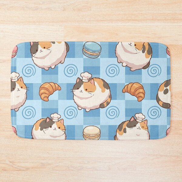 Item preview, Sunny Calico Cat Pastry Chef Pattern designed and sold by LyoniHERA.