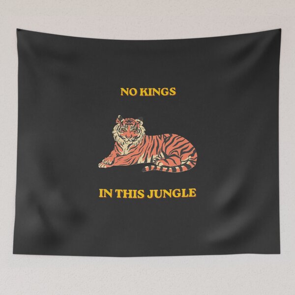 Item preview, No Kings in This Jungle designed and sold by cowboyofsteel.