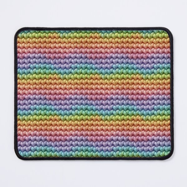 Item preview, Pastel Rainbow Twisted Crochet Stripe Photo Texture designed and sold by DigitaICraft.