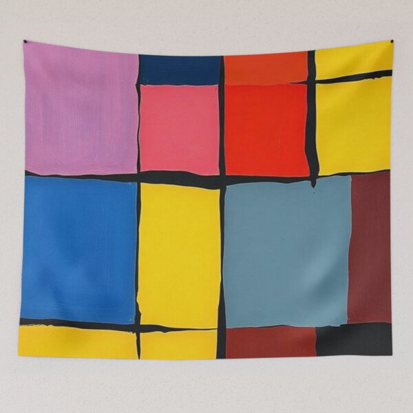 Item preview, Abstract Artwork of Multicolored Squares designed and sold by RAISC.