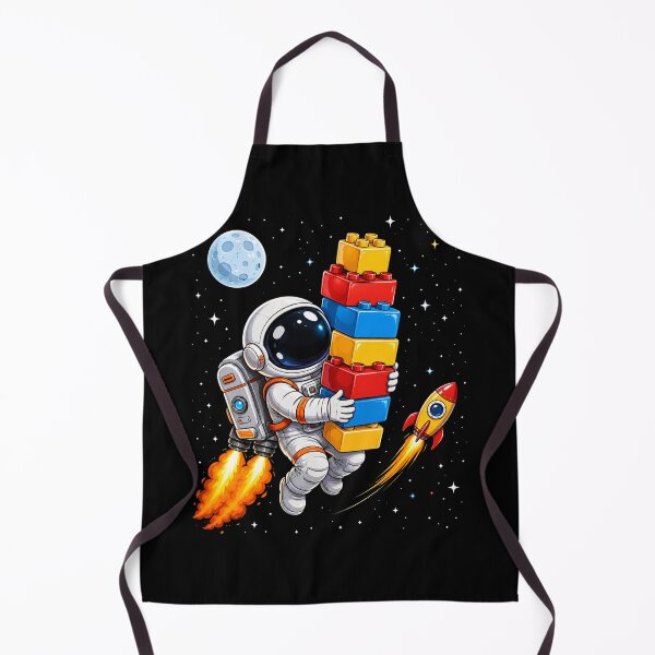 Item preview, Astronaut Space Building Blocks Kids Youth Rocket Explorer designed and sold by FormalDehyena.