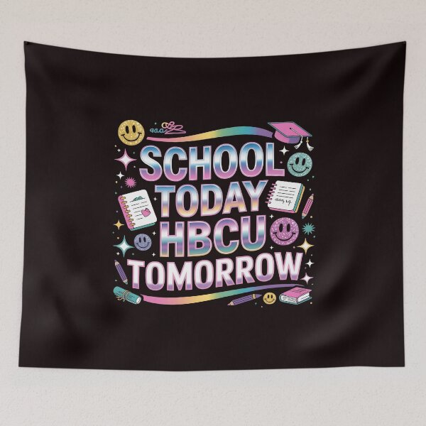 Item preview, School Today HBCU Tomorrow – Future HBCU Student Black Excellence designed and sold by Redgiant87x.