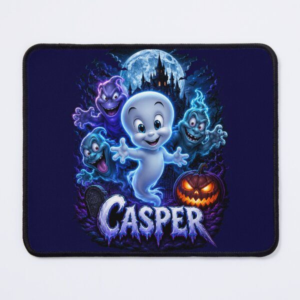 Item preview, Casper Ghost Horror Mascot | Cute Spooky Halloween Cartoon Design designed and sold by HorrorInkStudio.