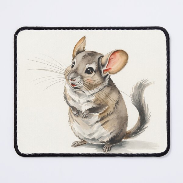 Item preview, Velvet Chinchilla – Cozy Canvas Painting Art designed and sold by Art-Design-EM.
