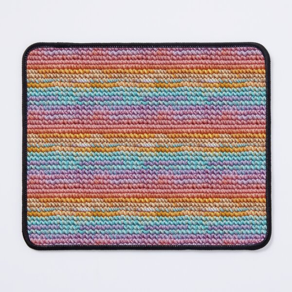 Item preview, Rainbow Crochet Stripe Photo Texture designed and sold by DigitaICraft.