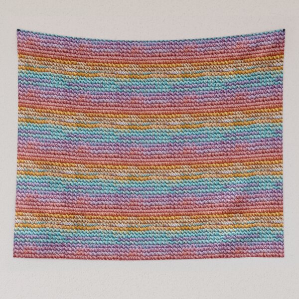 Item preview, Rainbow Crochet Stripe Photo Texture designed and sold by DigitaICraft.