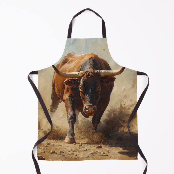 Item preview, Toro de Wall Street – Pintura rústica sobre lienzo, arte poderoso designed and sold by Art-Design-EM.