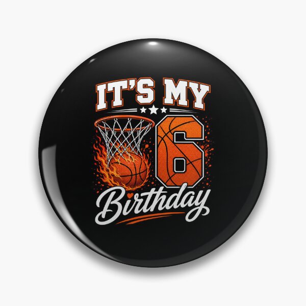 Item preview, It's My 6 Birthday Basketball Sixth Birthday Boy Girl designed and sold by FormalDehyena.