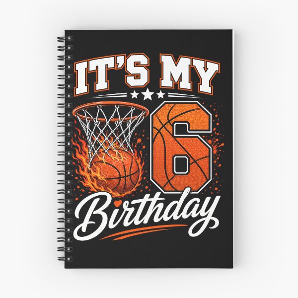 Item preview, It's My 6 Birthday Basketball Sixth Birthday Boy Girl designed and sold by FormalDehyena.