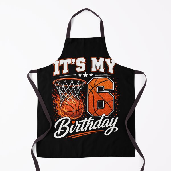 Item preview, It's My 6 Birthday Basketball Sixth Birthday Boy Girl designed and sold by FormalDehyena.