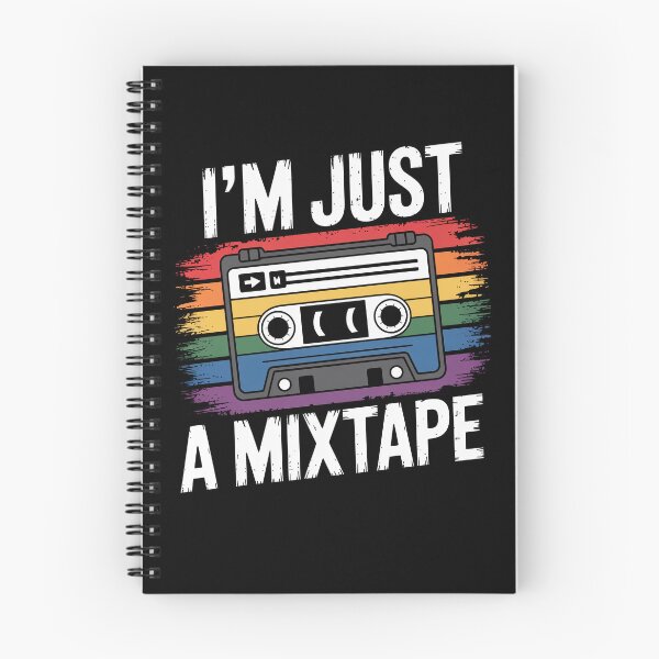 Item preview, I'm Just A Mixtape Funny Bisexual Pride Gift LGBT Humor designed and sold by Say It With Ink.