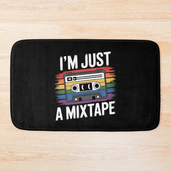 Item preview, I'm Just A Mixtape Funny Bisexual Pride Gift LGBT Humor designed and sold by Say It With Ink.