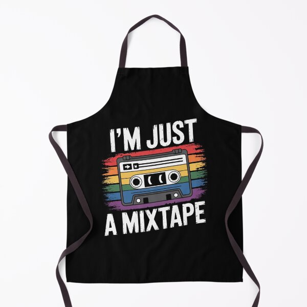 Item preview, I'm Just A Mixtape Funny Bisexual Pride Gift LGBT Humor designed and sold by Say It With Ink.