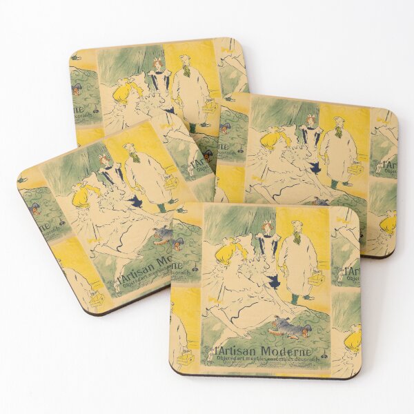 Item preview, L’Artisan Moderne by Henri de Toulouse-Lautrec | Vintage Belle Époque Art Nouveau Poster Print designed and sold by artofuniverse.