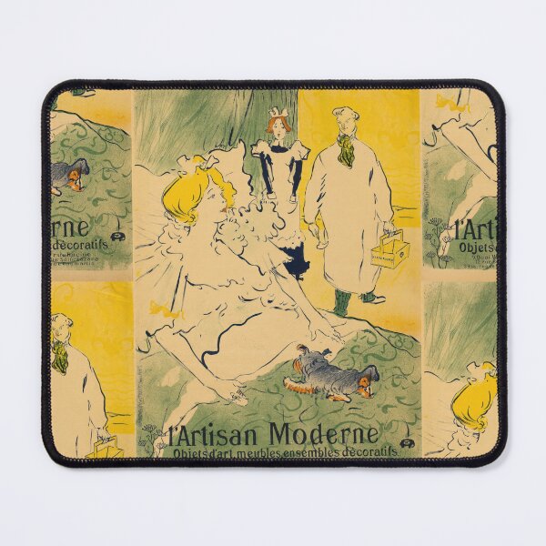 Item preview, L’Artisan Moderne by Henri de Toulouse-Lautrec | Vintage Belle Époque Art Nouveau Poster Print designed and sold by artofuniverse.