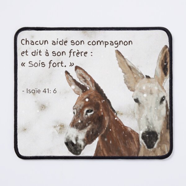 Item preview, Two donkeys, true friend | Isaiah 4:6 designed and sold by NathBros.