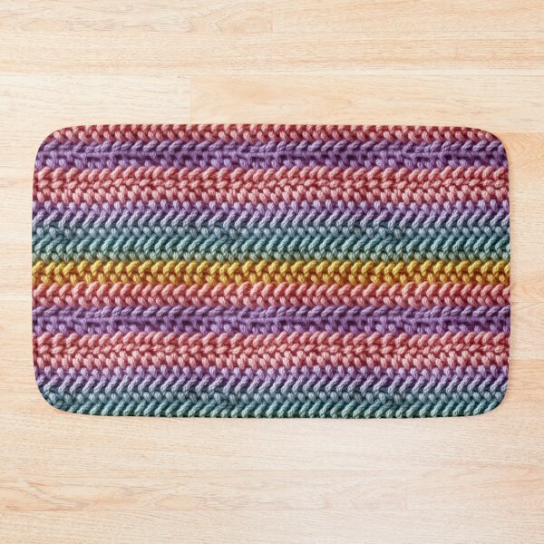 Item preview, Pastel Rainbow Chunky Knit Bold Stripe Photo Texture designed and sold by DigitaICraft.