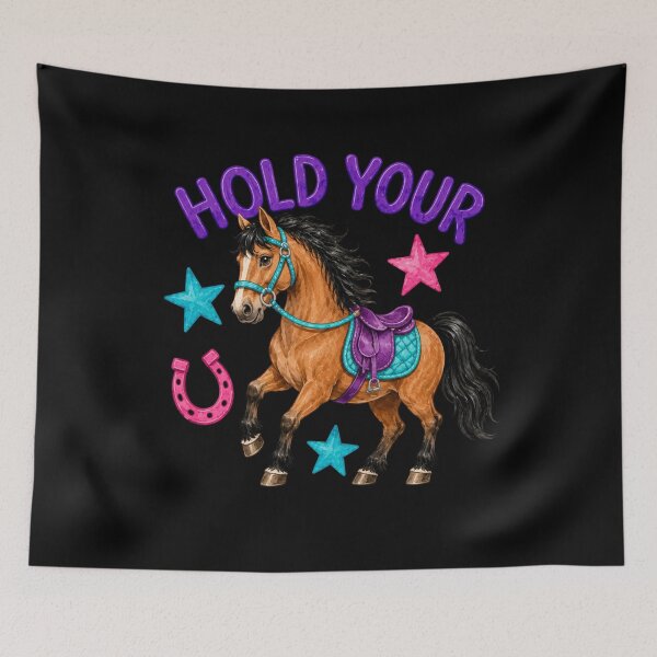 Item preview, Hold Your Horses Equestrian Horse Lover designed and sold by FormalDehyena.