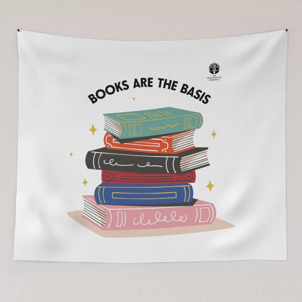 Item preview, Books are the basis illustration designed and sold by Bhaktivedanta Book Trust.