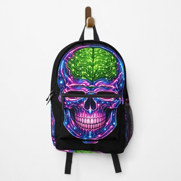 Item preview, Neon Cyber Skull Circuit Design designed and sold by peteys71.