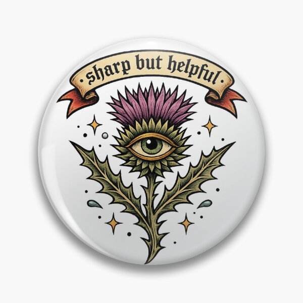 Item preview, A thistle with an eye designed and sold by Adamova.