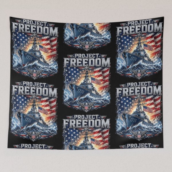 Item preview, Project Freedom 1776 Patriotic Battleship American Flag Military designed and sold by phoebelevine.