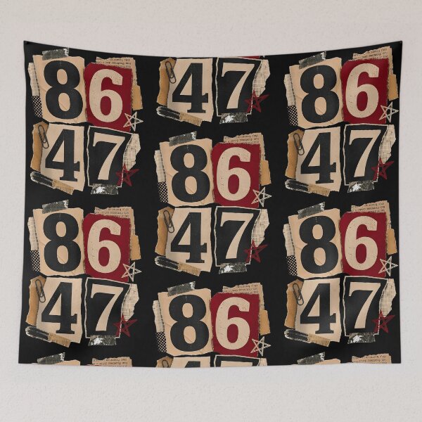 Item preview, 8647 Anti Trump Political Protest Vintage Collage Graphic designed and sold by phoebelevine.