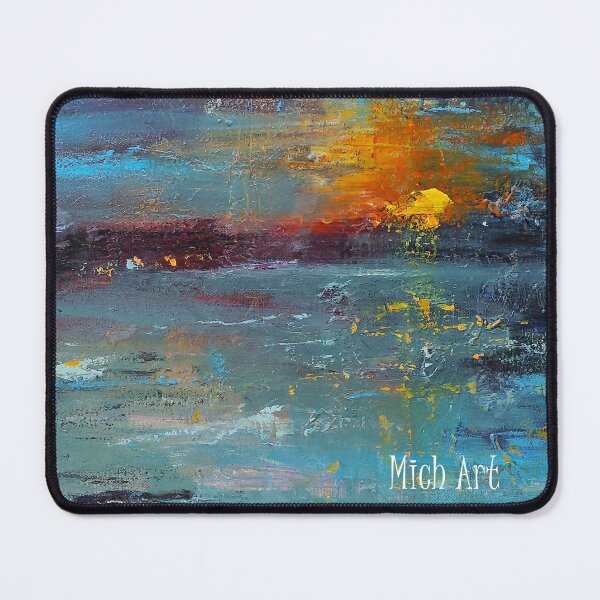 Item preview, Sunset over the sea designed and sold by Mich-Art-Print.