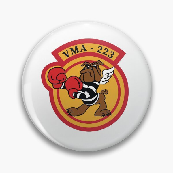 Item preview, Insignia of Marine Attack Squadron 223 (VMA-223) "The Great American Bulldogs" designed and sold by CharlieDesings.