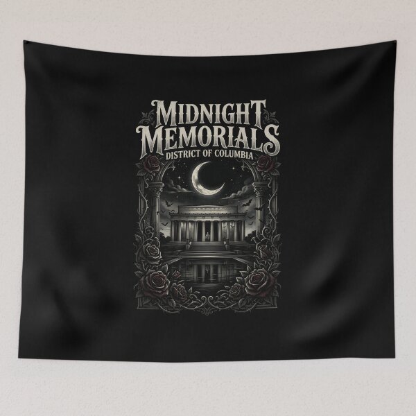 Item preview, Midnight Memorials District of Columbia Gothic Washington DC Design designed and sold by Fenay Designs.