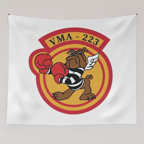 Item preview, Insignia of Marine Attack Squadron 223 (VMA-223) "The Great American Bulldogs" designed and sold by CharlieDesings.