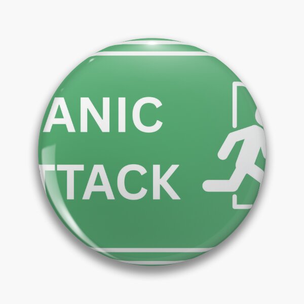 Item preview, Panic Attack Exit Sign designed and sold by smaimon.