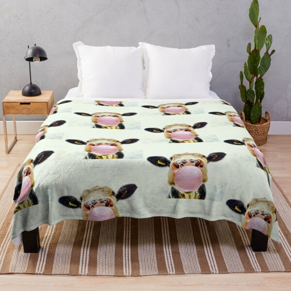 Item preview, Cow Bubblegum Pop Art Collage – Funny Cutout Cow Face Aesthetic designed and sold by Art-Design-EM.