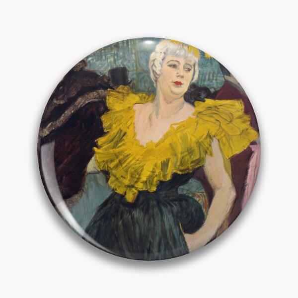 Item preview, La Clownesse Cha-U-Kao at the Moulin Rouge by Henri de Toulouse-Lautrec | Belle Époque Cabaret Art Print designed and sold by artofuniverse.