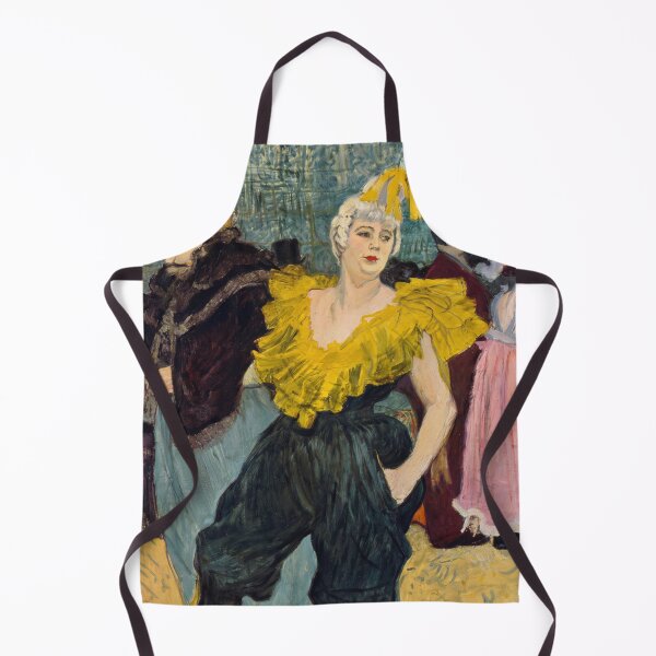 Item preview, La Clownesse Cha-U-Kao at the Moulin Rouge by Henri de Toulouse-Lautrec | Belle Époque Cabaret Art Print designed and sold by artofuniverse.