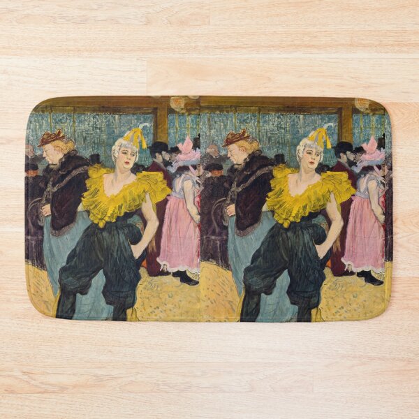 Item preview, La Clownesse Cha-U-Kao at the Moulin Rouge by Henri de Toulouse-Lautrec | Belle Époque Cabaret Art Print designed and sold by artofuniverse.