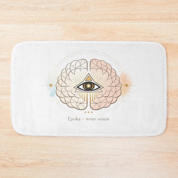 Item preview, Epoka – Inner Vision (Geometric Brain & Third Eye) designed and sold by epoka.