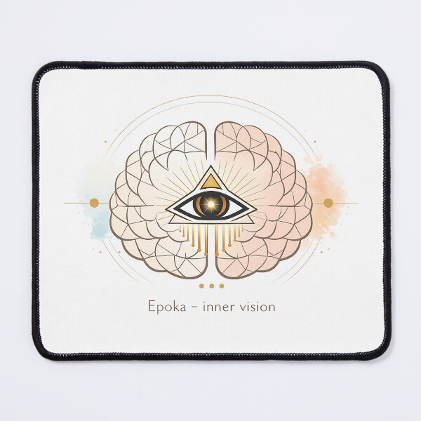 Item preview, Epoka – Inner Vision (Geometric Brain & Third Eye) designed and sold by epoka.