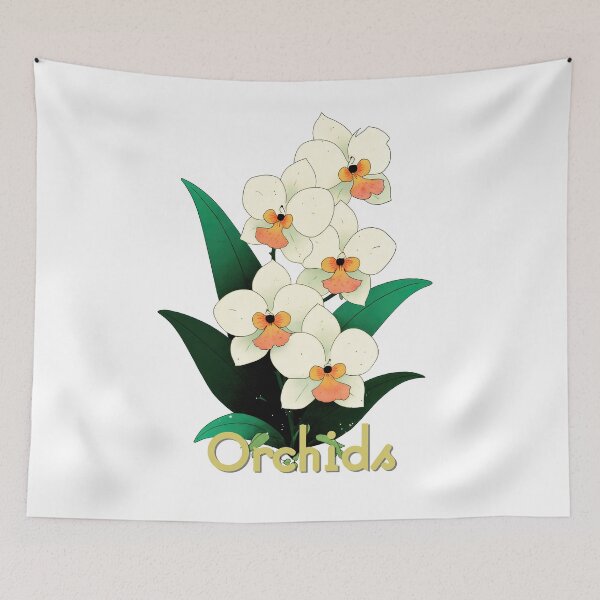 Item preview, Wall Art - Postcard - Golden Orchids in Bloom designed and sold by ForeverPrintsOK.