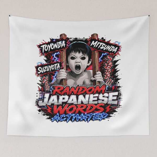Item preview, Random Japanese Words Activated designed and sold by Fashvora.