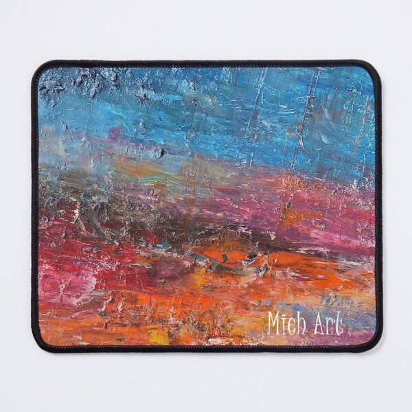 Item preview, Modern abstract artwork in shades of red, orange and blue designed and sold by Mich-Art-Print.