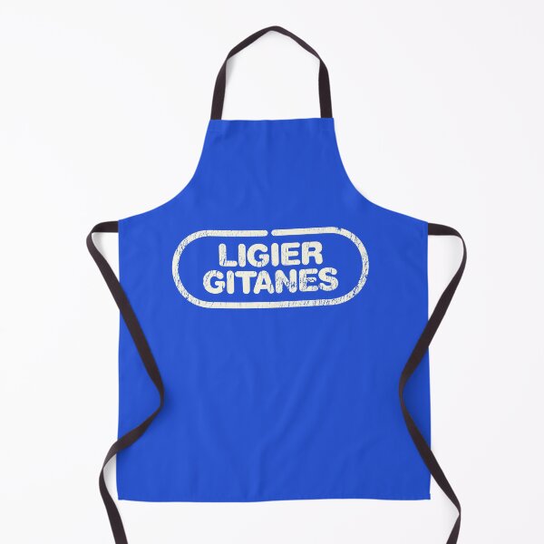 Item preview, Ligier Gitanes F1 team logo 1975-1980 white version - aged, worn print designed and sold by retropetrol.