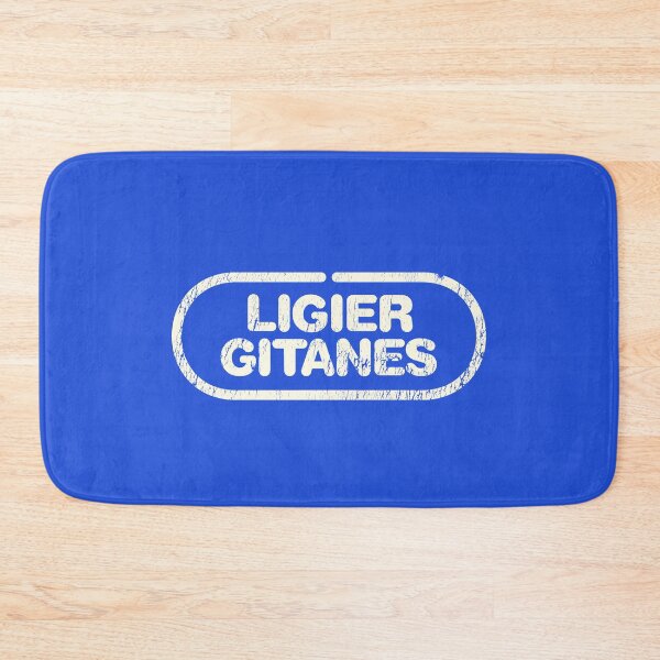 Item preview, Ligier Gitanes F1 team logo 1975-1980 white version - aged, worn print designed and sold by retropetrol.