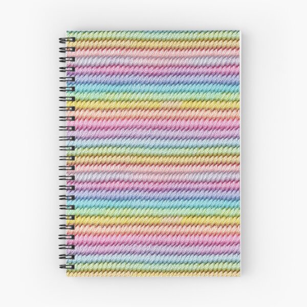 Item preview, Pastel Rainbow Fine Ribbed Knit Stripe Photo Texture designed and sold by DigitaICraft.
